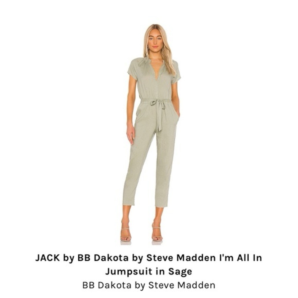 BB Dakota by Steve Madden Green Jumpsuit